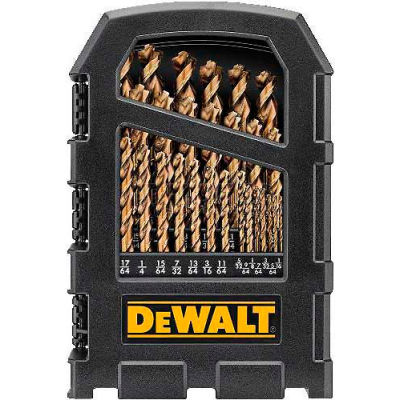 DeWALT® DWA1269, Cobalt Pilot Point® Drill Bit Set up to 1/2", 29 Piece Set