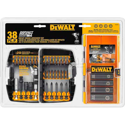 DeWALT® Impact Ready Fastening Set, DW2169, 38 Pieces