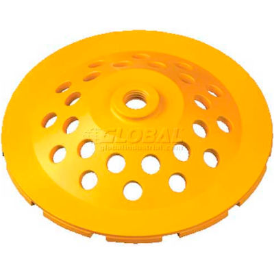 DeWALT Extended Performance™ 2 Row Diamond Cup Grinding Wheel, DW4773, 7" Diameter, 8,600 RPM