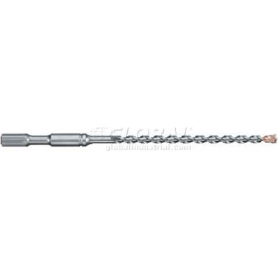 DeWALT® 2 Cutter Spline Shank Rotary Hammer Bit, DW5701, 3/8" Diameter, 13" Long