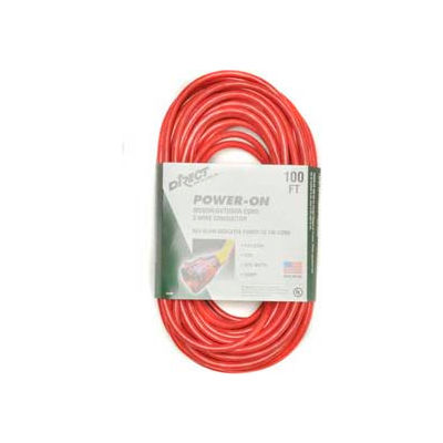 Direct Wire 12/3 Xcords Red 100' LIT