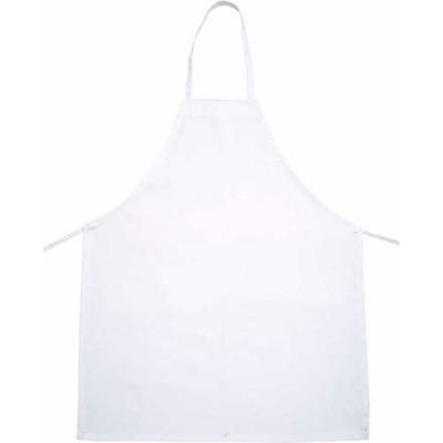 Winco BA-3226WH, Full Length Bib Apron, White, 31"x26" - Pkg Qty 12