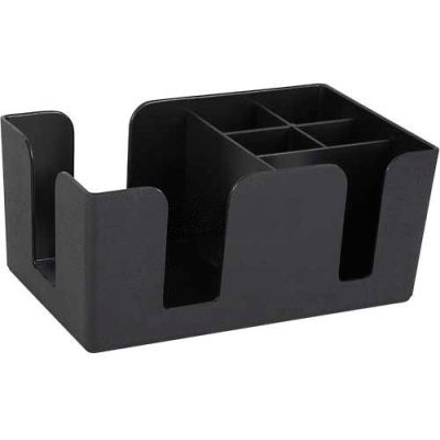 Winco BC-6 Bar Caddy, 6 Compartment - Pkg Qty 12