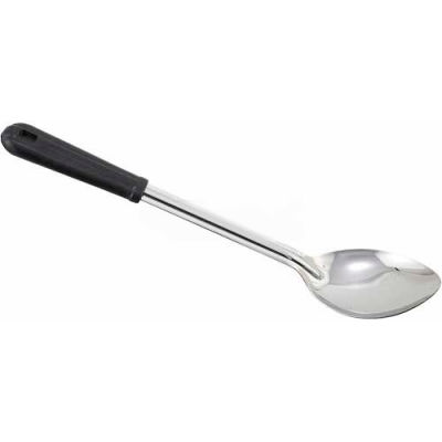 Winco BSOB-15 Solid Basting Spoon W/ Bakelite Handle, 15"L, Stainless Steel - Pkg Qty 12