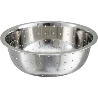 Winco CCOD-11L Chinese Style Colander, 11"D, Stainless Steel - Pkg Qty 24