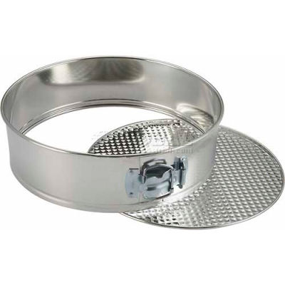 Winco CPSF-9 Spring Form Cake Pan w/Loose Bottom, 9.5" Diameter, Pure Tin - Pkg Qty 24