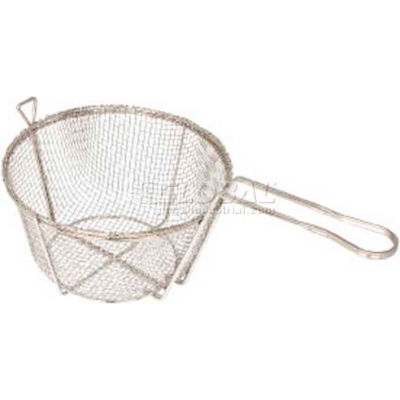 Winco FBR-11 Wire Fry Basket, Round, 4 Mesh - Pkg Qty 20