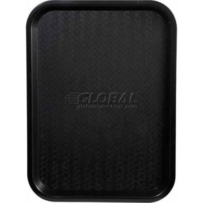 Winco FFT-1014K- Fast Food Tray, Black, 10" x 14" - Pkg Qty 12