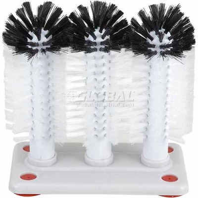Winco GWB-3 - Triple Glass Washer Brush