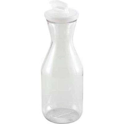 Winco PDT-15 Decanter W/ Lid, 51 Oz, Polycarbonate - Pkg Qty 24