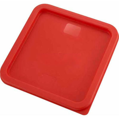 Winco PECC-68 Square Cover for PESC-6, -8 and PCSC-6C, -8C, Red - Pkg ...