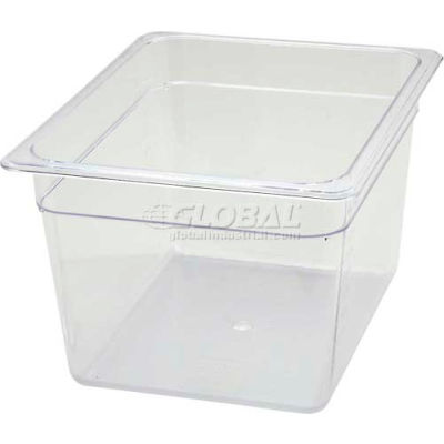 Winco SP7208 1/2-Size Food Pan, 8"H, -40°F to 210°F, Polycarbonate - Pkg Qty 6