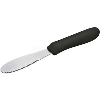 Winco TKP-31 Sandwich Spreader, 3-1/2"L Blade, 4"W, Black Polypropylene Handle - Pkg Qty 24
