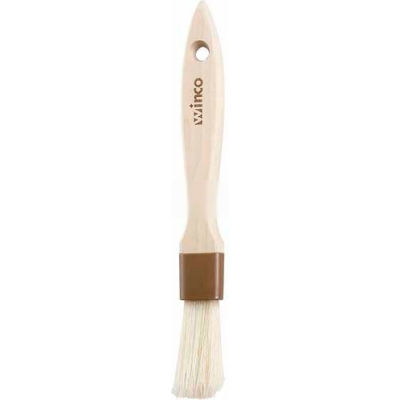 Winco WFB-10 Flat Pastry/Basting Brushes, 1"W, Wood handle - Pkg Qty 24