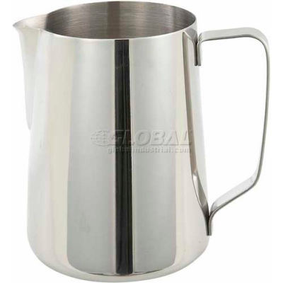 Winco WP-50 Pitcher, 50 oz, 6-1/4", Stainless Steel - Pkg Qty 3