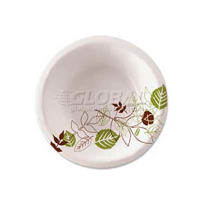 Dixie® DXESXB12WSPK, Pathways Paper Bowls, 12 oz., Green/Burg/Wht, 125/Pack