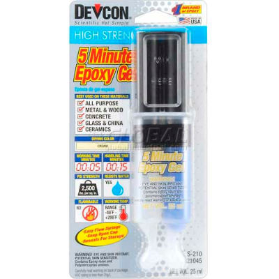 Devcon® 5 Minute® Epoxy Gel (S-210), 21045, 25ml Syringe