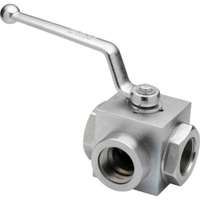Dynamic DE3L-12-NPT, High Pressure Ball Valve 1/2 " NPT Thread 4500 PSI