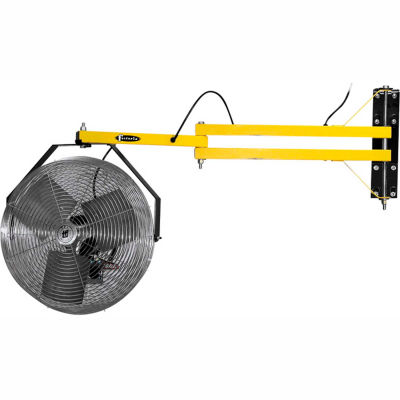 TPI 18" Dock Fan w/ 60" Arm, 2,500 CFM, 1/8 HP