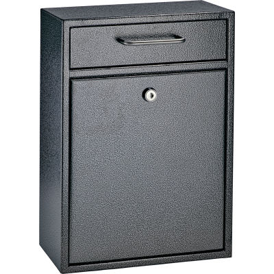 Mail Boss Epoch Wall Mount Locking Drop Box 7413 11-1/4"W x 4-3/4"D x 16-1/4"H Galaxy