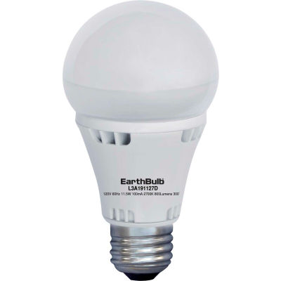 Earthtronics 10253 A19 Omni-Directional LED Floodlight, 9W, 2700K, 800 Lumens, 300 Deg. Beam