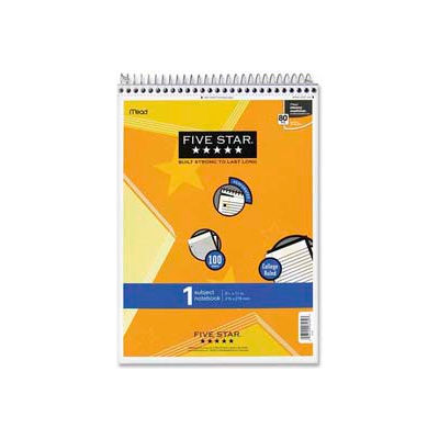Mead® Five Star 1-Subject Wirebound Notebook, 8-1/2" x 11", College Ruled, 100 Sheets/Pad