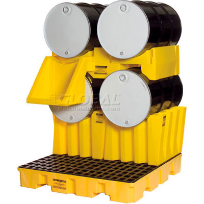 Eagle 1605 Drum Cradle - Holds One Drum - Yellow