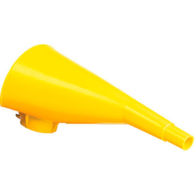 Eagle 10" Polyethylene Funnel for Metal Type I Cans - Yellow, F15FUN