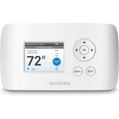 Ecobee Thermostat, Wi-Fi Enabled, Commercial, EB-EMSSi-01