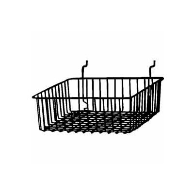 12"W X 12"D X 4"H Small Basket - Semi-Gloss Epoxy Chrome - Pkg Qty 6