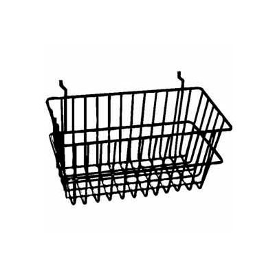 12"W X 6"D X 6"H Narrow Basket - Semi-Gloss Epoxy Chrome - Pkg Qty 6