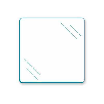 Tempered Glass For Cubbies - 12"W x 12"H - Pkg Qty 10