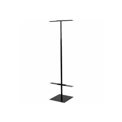 Adjustable Floor Standing Banner Displayer - Matte Black