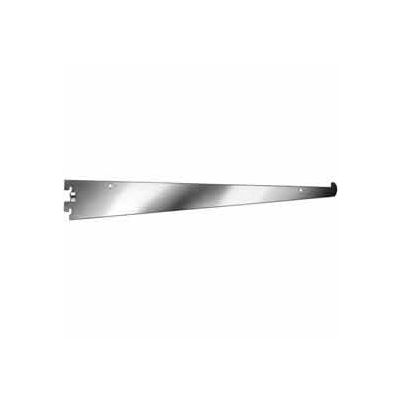6" Tap-In Style Shelf Bracket - Chrome - Pkg Qty 25