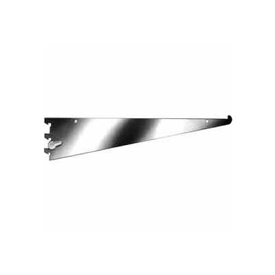 12" Shelf Bracket W/ Nylon Stabilizer - Chrome - Pkg Qty 25