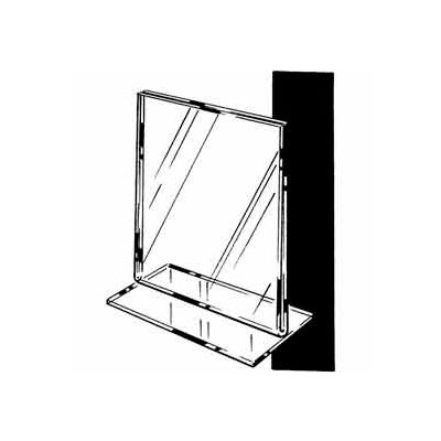 11"W X 8-1/2"H Acrylic Top Load Counter Top - Clear - Pkg Qty 24