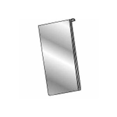 5-1/2"W X 7"H Acrylic Vertical For Slatwall/Gridwall - Clear - Pkg Qty 24
