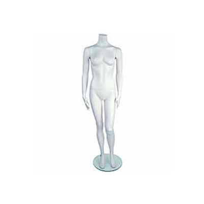 Judy 3 Headless Arms by side, left leg bent - Cameo White