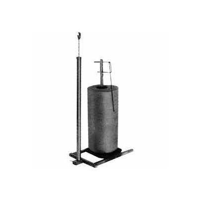 1 Roll Polyethylene Vertical Dispensing Rack - Square Tubing - Chrome