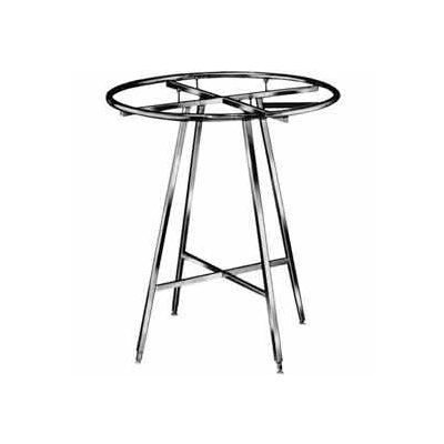36" dia Round Folding Garment Rack (R52/WD) - Welded Chrome