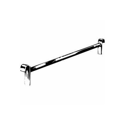 48" Straight 1-1/4" Round Tubing Hangrail - Chrome - Pkg Qty 10