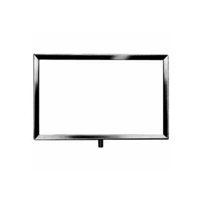 7"W X 5-1/2"H Sign Holder W/ 1/4" X 3/8" Fitting - Chrome - Pkg Qty 72