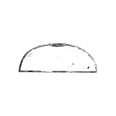 8" X 21", 2 Gauge Sewed Vinyl - Crystal Clear - Pkg Qty 1000