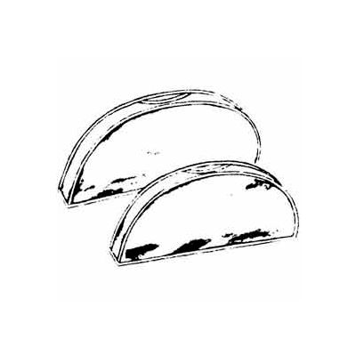 8" X 21" X 2", 2 Gauge Sewed Vinyl W/ Gusset - Crystal Clear - Pkg Qty 1000
