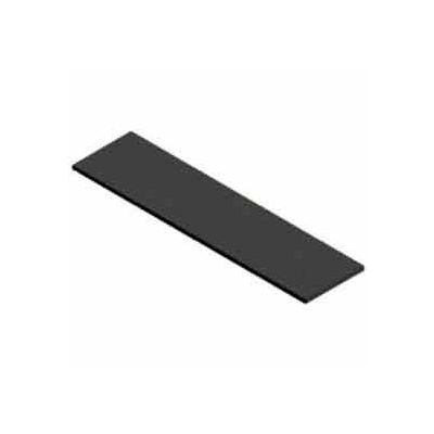 12" X 48" Melamine Shelf - Black - Pkg Qty 4