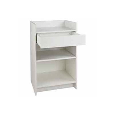 20"D x 24"W x 38"H Register Stand - White