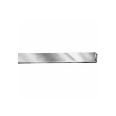 2'L X 1/2" X 1-1/2" Rectangular Tubing - Satin Chrome - Pkg Qty 10