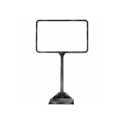 7"W X 5-1/2"H Sign Holder W/ Shovel Base - Chrome - Pkg Qty 30