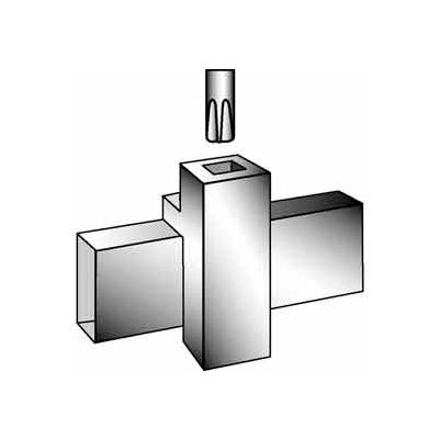 Patented Magnetized Clamp W/ 3/8" Swedged Fitting - Chrome - Pkg Qty 100