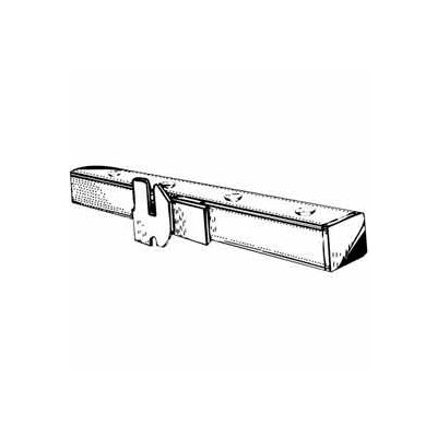 12"L Interior Shelf Bracket - Matte Black - Pkg Qty 24
